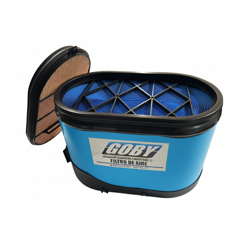 AG661467R FILTRO AIRE PRINCIPAL SHACMAN X5000 MOTOR CUMMINS ISZ 13L EURO V