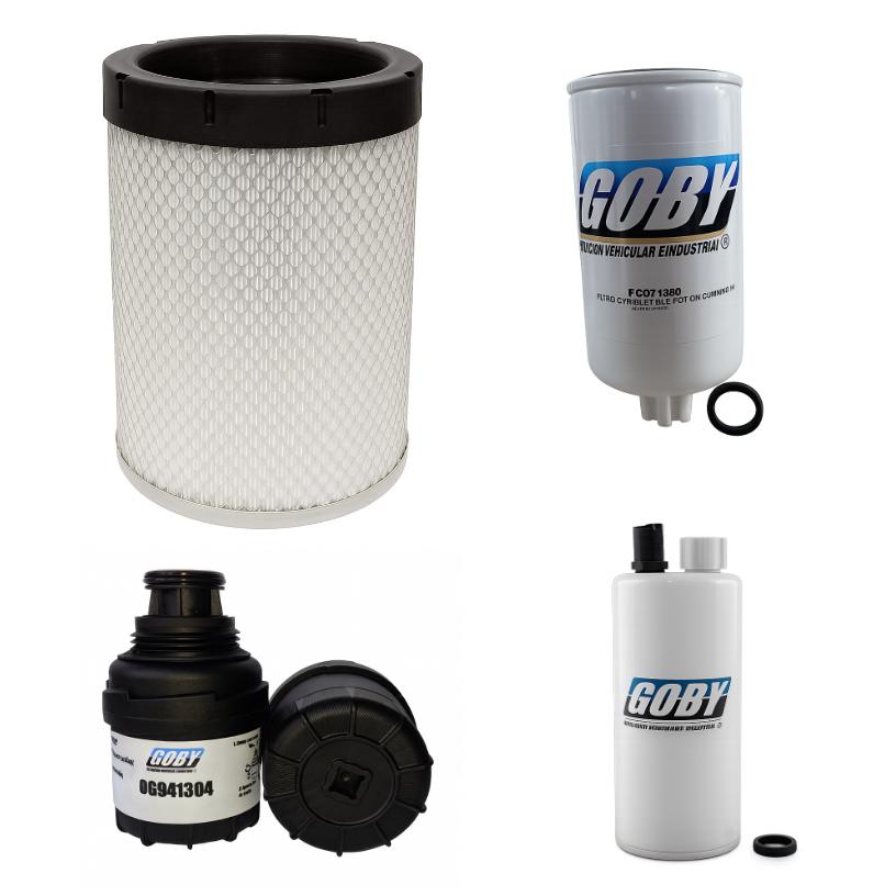 KIT FOTON FHR MAG961390R FILTRO AIRE OG941304 FILTRO ACEITE FG971304 FILTRO COMBUSTIBLE FG971390D FILTRO COMBUSTIBLE
