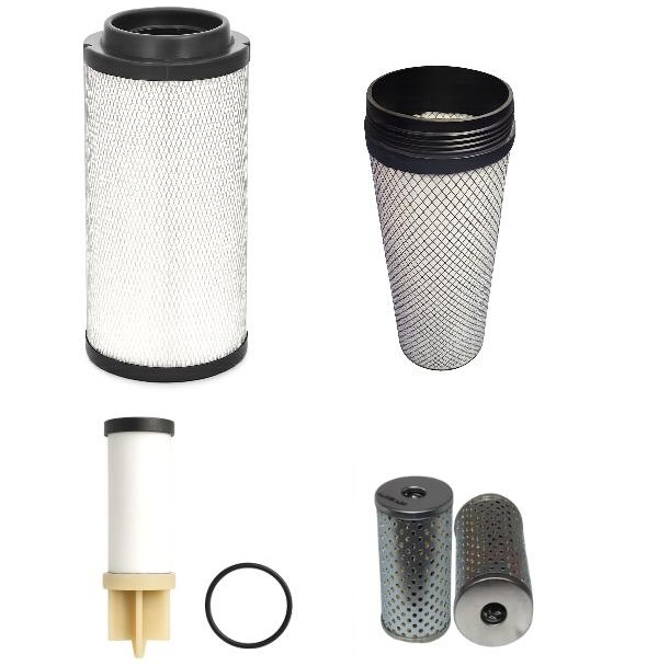 AG962026R FILTRO AIRE SECUNDARIO, HG971005 FILTRO HIDRAULICO CARTUCHO, GG1001 FILTRO COMBUSTIBLE, AG961026R FILTRO AIRE PRINCIPAL
